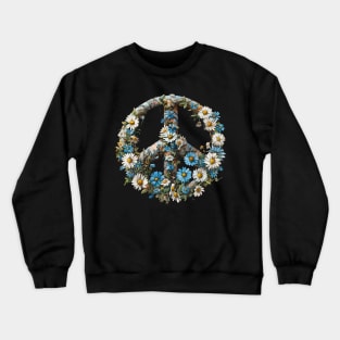 peace and love Crewneck Sweatshirt